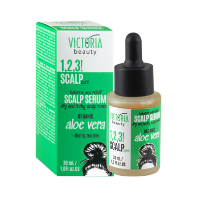 Victoria Beauty 1,2,3! Scalp Care! Serumas probleminei galvos odos su alavijų ekstraktu, 30ml paveikslėlis