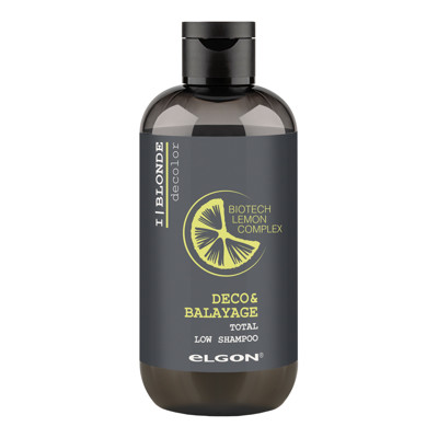 ELGON DECO & BALAYAGE šampūnas šviesintiems, pažeistiems plaukams TOTAL LOW SHAMPOO