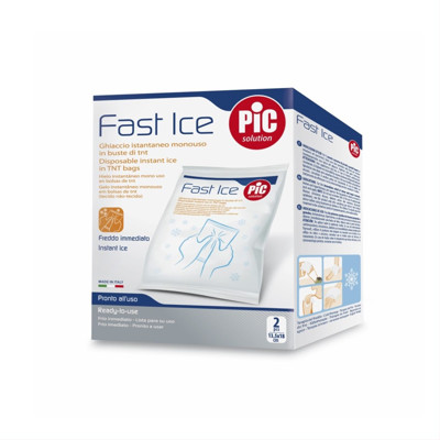 PIC FAST ICE, Šaldantis dirbtinio ledo paketas, vienkartinis, 2 vnt. paveikslėlis