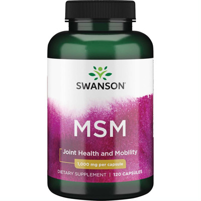 SWANSON MSM, 1000 mg, 120 kapsulių paveikslėlis