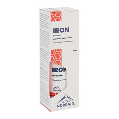 NORDAID IRON SPRAY, 5 mg, purškalas, 30 ml paveikslėlis