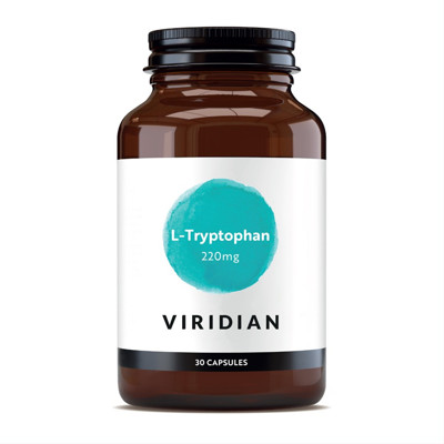 VIRIDIAN L-TRYPTOPHAN, 220 mg, 30 kapsulių paveikslėlis