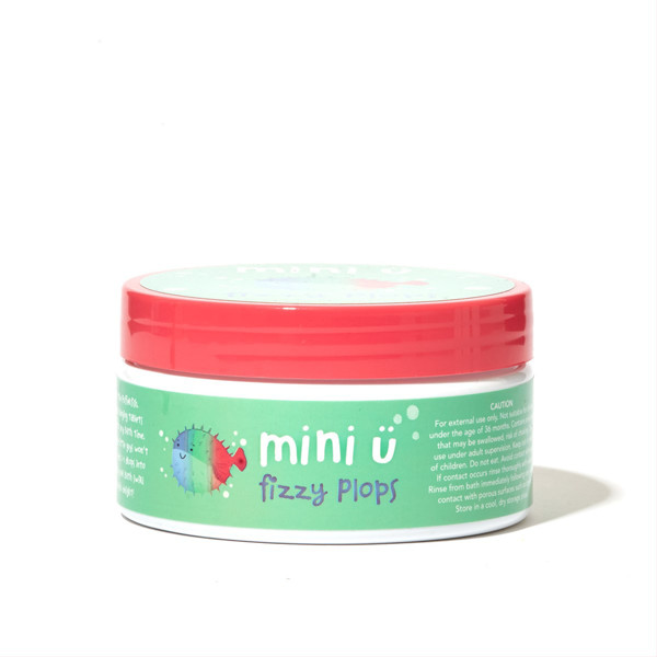MINI-U FIZZY PLOPS, tirpstančios vandenyje tabletės, spalvotos, 40x3g (galiojimas iki 2024.08.04) paveikslėlis