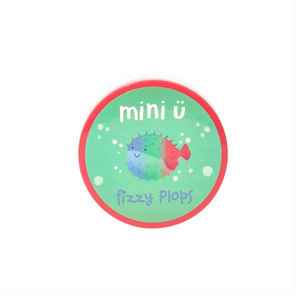 MINI-U FIZZY PLOPS, tirpstančios vandenyje tabletės, spalvotos, 40x3g (galiojimas iki 2024.08.04) paveikslėlis
