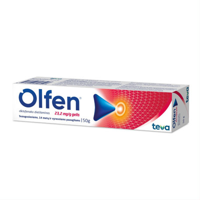 OLFEN, 23,2 mg/g, gelis, 50 g paveikslėlis