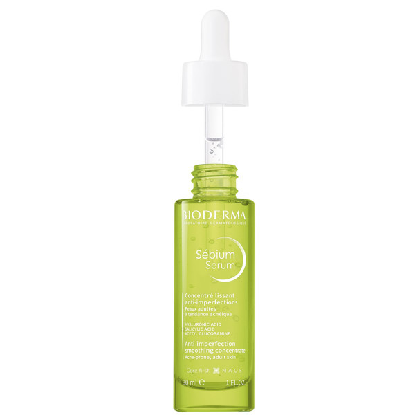 BIODERMA SEBIUM SERUM, koncentruotas serumas į spuogus linkusiai, riebiai odai, 30 ml paveikslėlis