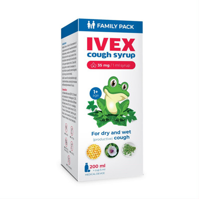 IVEX, sirupas nuo kosulio, 200 ml paveikslėlis