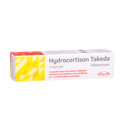 HYDROCORTISONE ORIFARM (Takeda), 10 mg/g, gelis, 10 g  paveikslėlis
