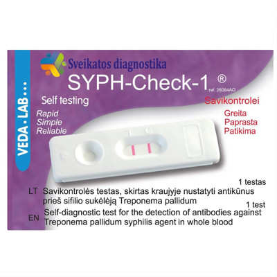 SYPH-CHECK-1®, sifilio nustatymo testas, N1 paveikslėlis