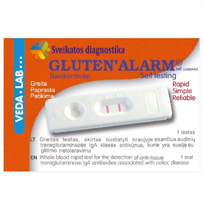 GLUTENALARM, Gliuteno alergijos nustatymo testas, N1 paveikslėlis