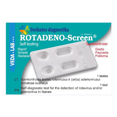 ROTADENO-SCREEN, Rotavirusui ir/ar adenovirusui testas išmatose nustatyti, N1 paveikslėlis