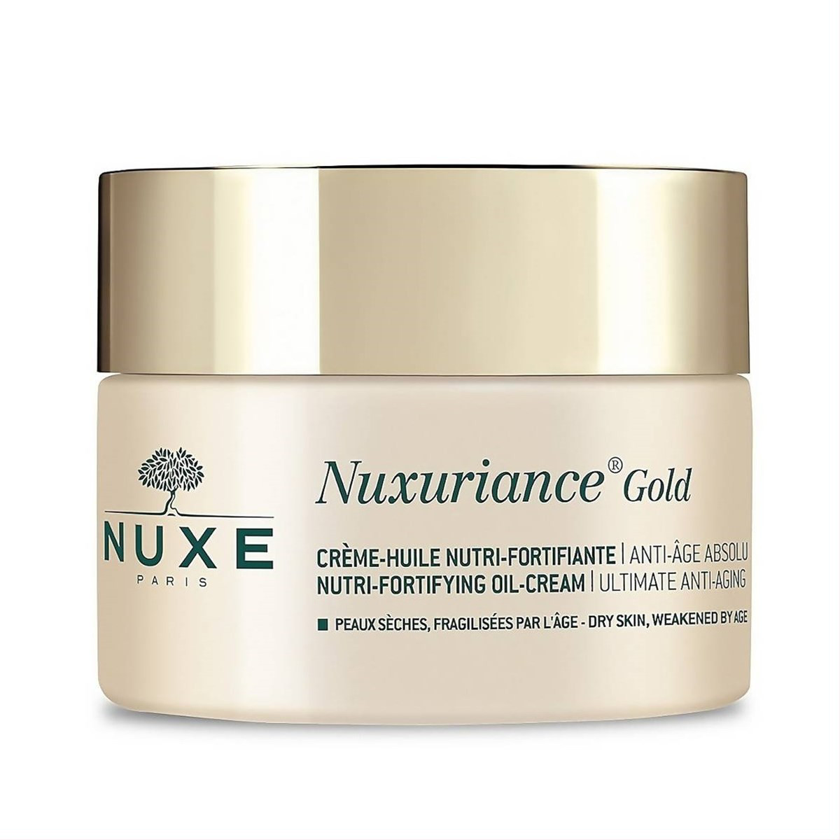 NUXE NUXURIANCE GOLD, Maitinamasis-stiprinamasis aliejinis kremas, 50ml