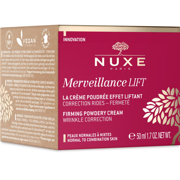 NUXE MERVEILLANCE LIFT, Stangrinamasis pudros konsistencijos kremas, 50ml paveikslėlis