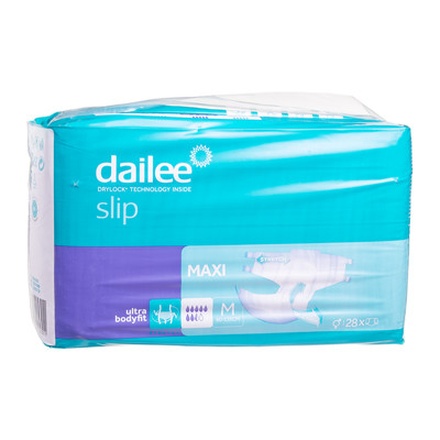 DAILEE SLIP sauskelnės MAXI M, 80-135 cm, 28 vnt. paveikslėlis