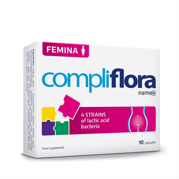 COMPLIFLORA FEMINA, 10 kapsulių paveikslėlis