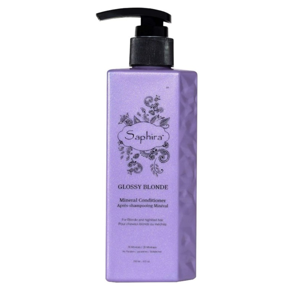 Kondicionierius šviesiems plaukams Glossy Blonde, 250ml SAFGBC2
