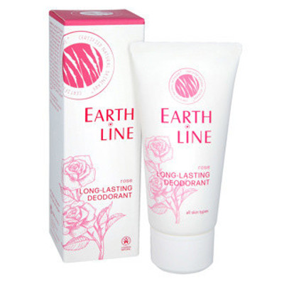 EARTH LINE Ilgalaikis dezodorantas Rose be aliuminio druskų