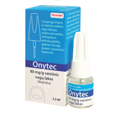 ONYTEC, 80 mg/g, vaistinis nagų lakas, 3,3 ml, N1 paveikslėlis
