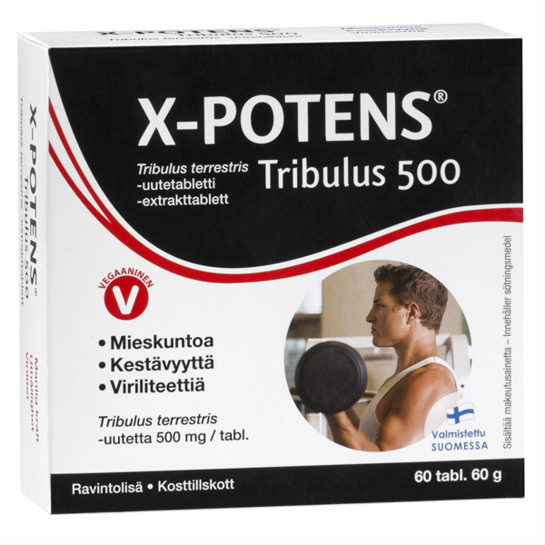 HANKINTATUKKU X-POTENS TRIBULUS, 60 tablečių paveikslėlis