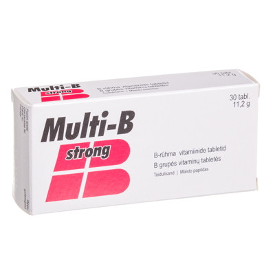 MULTI-B STRONG, 30 tablečių paveikslėlis