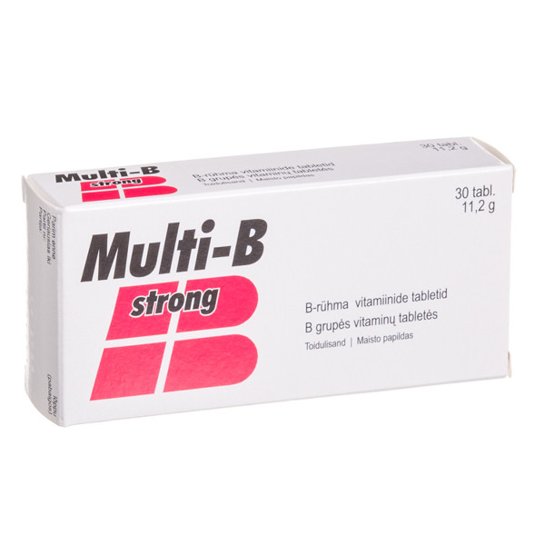 MULTI-B STRONG, 30 tablečių paveikslėlis