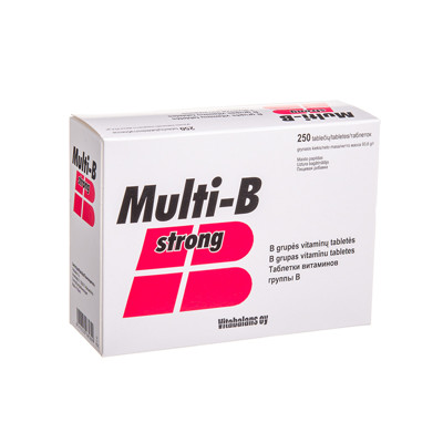MULTI-B STRONG, 250 tablečių paveikslėlis