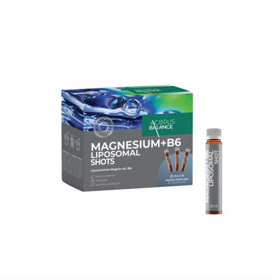 ACORUS BALANCE LIPOSOMINIS MAGNIS + VIT B6, geriamasis tirpalas, 25 ml, N14 paveikslėlis
