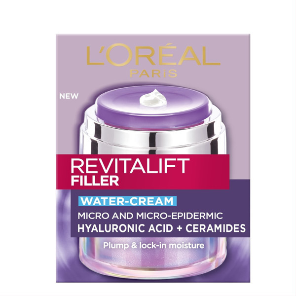 Revitalift Filler Water-Cream, odos barjerą stiprinantis veido kremas, 50 ml paveikslėlis