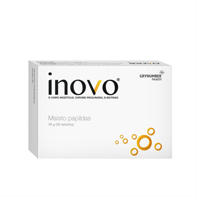 INOVO, mikroelementų ir vitaminų kompleksas moterims, 30 tablečių paveikslėlis