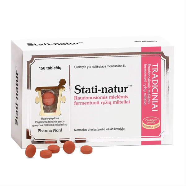 STATI-NATUR, 2,5mg, 150 tablečių paveikslėlis