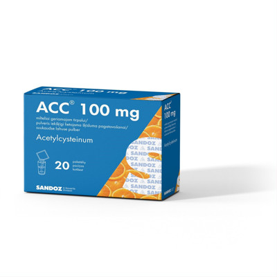 ACC, 100 mg, milteliai geriamajam tirpalui, N20  paveikslėlis