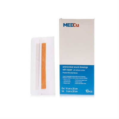 MEDCU, antimikrobinis vario tvarstis  lipniu kraštu, 10x25cm, N10 paveikslėlis