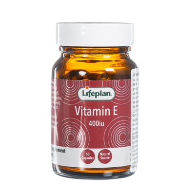 LIFEPLAN VITAMINAS E 400IU , 60 kapsulių paveikslėlis
