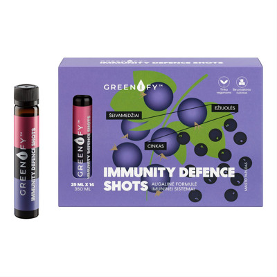 Greenify Immunity Defence Shots, imuninei sistemai, 25ml, N14  paveikslėlis