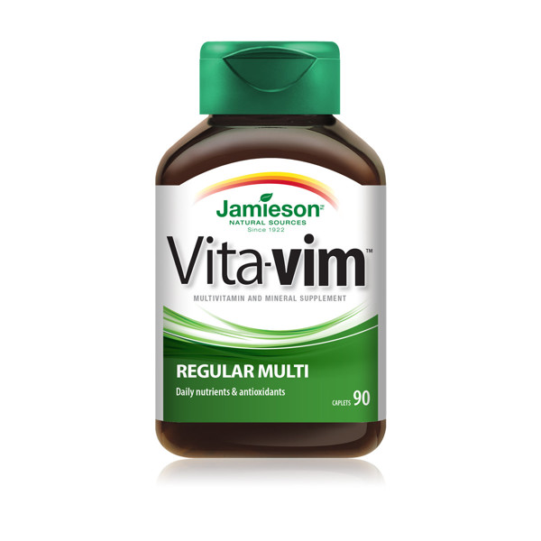 JAMIESON VITA-VIM REGULAR MULTI, vitaminų ir mineralų kompleksas, 90 tablečių (Galioja iki 2023.09.30) paveikslėlis