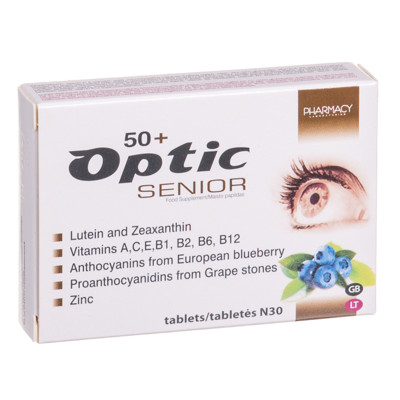 OPTIC SENIOR, 30 tablečių paveikslėlis