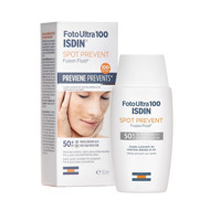 ISDIN FOTOULTRA 100, apsauginė emulsija veidui nuo pigmentinių dėmių, 50ml paveikslėlis ISDIN FOTOULTRA 100, apsauginė emulsija veidui nuo pigmentinių dėmių, 50ml paveikslėlis