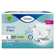 TENA FLEX SUPER, Juostinės sauskelnės šlapimo nelaikymui, L, 30 vnt. paveikslėlis TENA FLEX SUPER, Juostinės sauskelnės šlapimo nelaikymui, L, 30 vnt. paveikslėlis