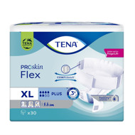 TENA FLEX PLUS, Juostinės sauskelnės šlapimo nelaikymui, XL, 30 vnt. paveikslėlis