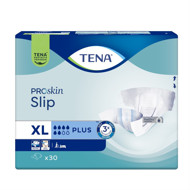 TENA SLIP PLUS, Anatominės sauskelnės šlapimo nelaikymui, XL, 30 vnt. paveikslėlis