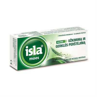 ISLA - MOOS, 30 pastilių paveikslėlis