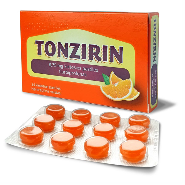 TONZIRIN, 8,75 mg, kietosios pastilės, N24 paveikslėlis