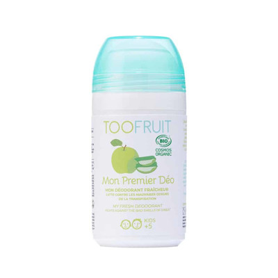 TOOFRUIT Rutulinis dezodorantas vaikams “Mon Premier”, nuo 5 metų, 50 ml., Obuolys ir Aloe vera