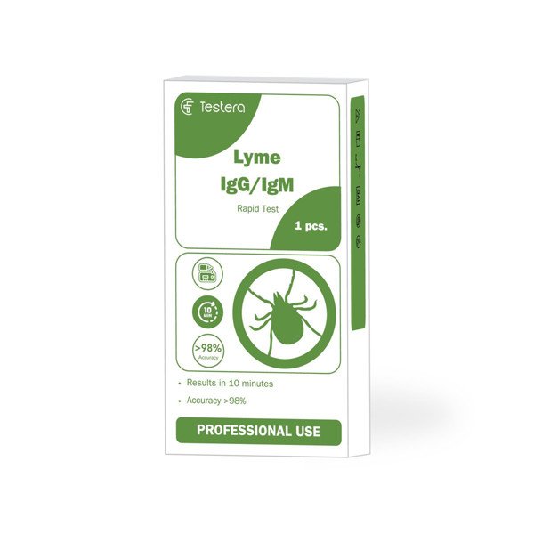 TESTERA, Laimo ligos IgG/IgM antikūnų testas, 1 vnt. paveikslėlis TESTERA, Laimo ligos IgG/IgM antikūnų testas, 1 vnt. paveikslėlis