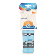 CANPOL BABIES RACING CARS, sportinis neišsiliejantis puodelis, tamsiai mėlynas, 56/516 paveikslėlis