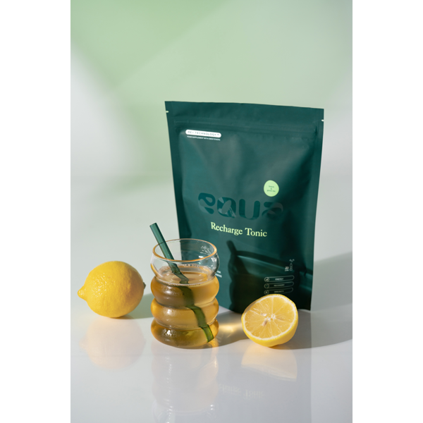 EQUA elektrolitų gėrimas citrinų ir žaliosios arbatos skonio, 90 g, 20 pakelių po 4,5 g paveikslėlis