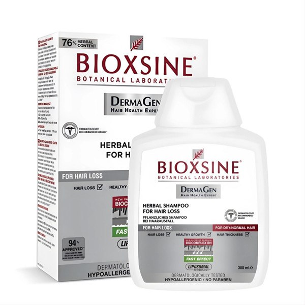 BIOXSINE, šampūnas nuo plaukų slinkimo normaliems, sausiems plaukams, 300 ml paveikslėlis