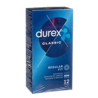 DUREX CLASSIC, prezervatyvai, 12 vnt. paveikslėlis