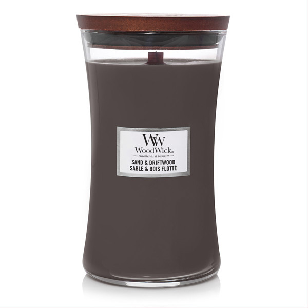 WOODWICK LARGE HOURGLASS SAND & DRIFTWOOD, 609g paveikslėlis