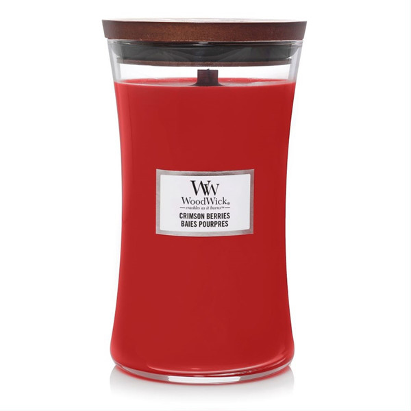 WOODWICK LARGE HOURGLASS CRIMSON BERRIES, žvakė, 609g paveikslėlis